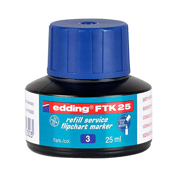 Чернила пигментные для флипчарт-маркеров Edding FTK 25мл  для 