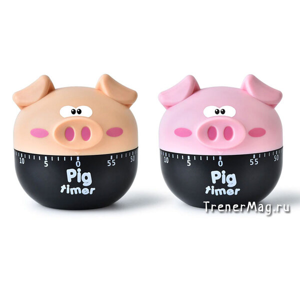 Таймер Cartoon Pig timer (Свинка) в магазине ТренерШоп Таймер Cartoon Pig timer (Свинка) для