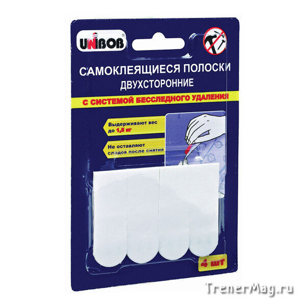 Клейкие полоски для крепления клейких стен 4шт. в магазине ТренерШоп Клейкие полоски для крепления клейких стен 4шт. для
