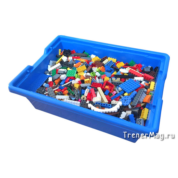 Набор кубиков LEGO для команд в контейнере в магазине ТренерШоп Набор кубиков LEGO для команд в контейнере для