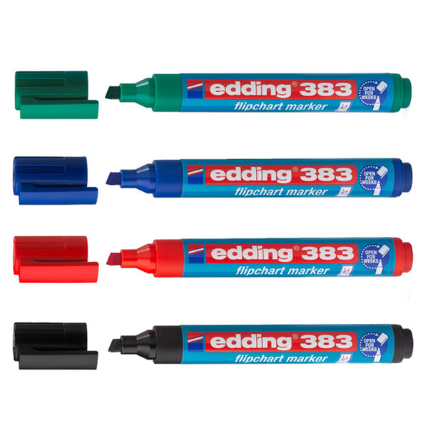 Маркер Edding Е-383 для флипчарта (клин, 1-5мм)  для 