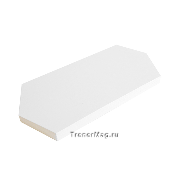 Карты модерационные Ромбы 9,5х20,5см (Белые) в магазине ТренерШоп Карты модерационные Ромбы 9,5х20,5см (Белые) для