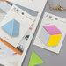 Клейкие Фигурные листочки GEOMETRIC (Круг и Треугольник, 40л.) 3 для 