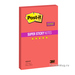 Клейкие листочки Post-it Super Sticky 150х228мм, неоновые, 90 листов 3 для 