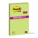 Клейкие листочки Post-it Super Sticky 150х228мм, неоновые, 90 листов 4 для 