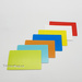 Силиконовые cтикеры SlickyNotes "S" (51х76мм., 10 шт., 7цв.) 2 для 