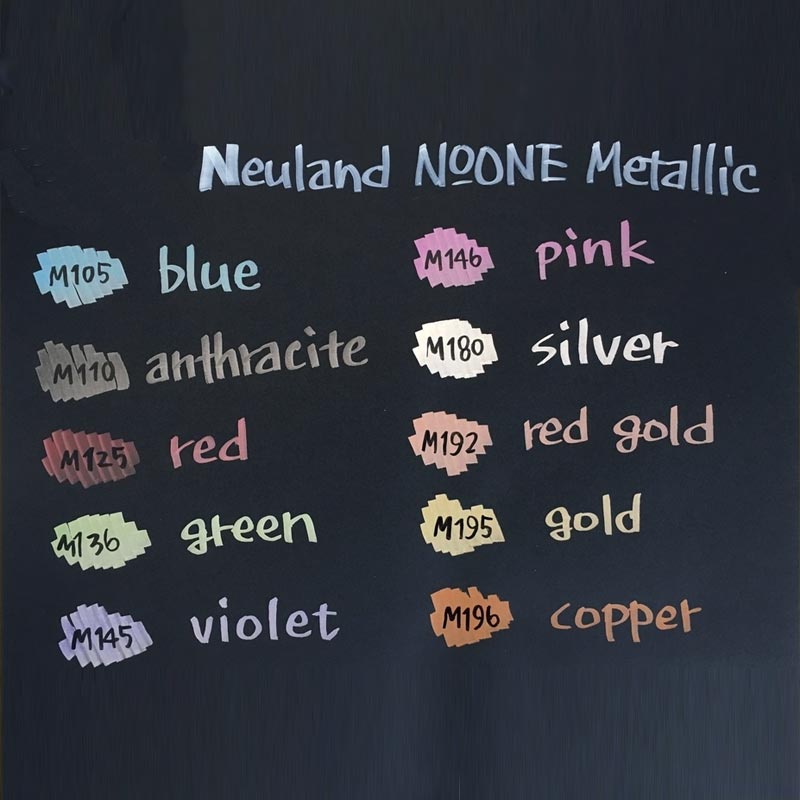 маркеры металлик neuland